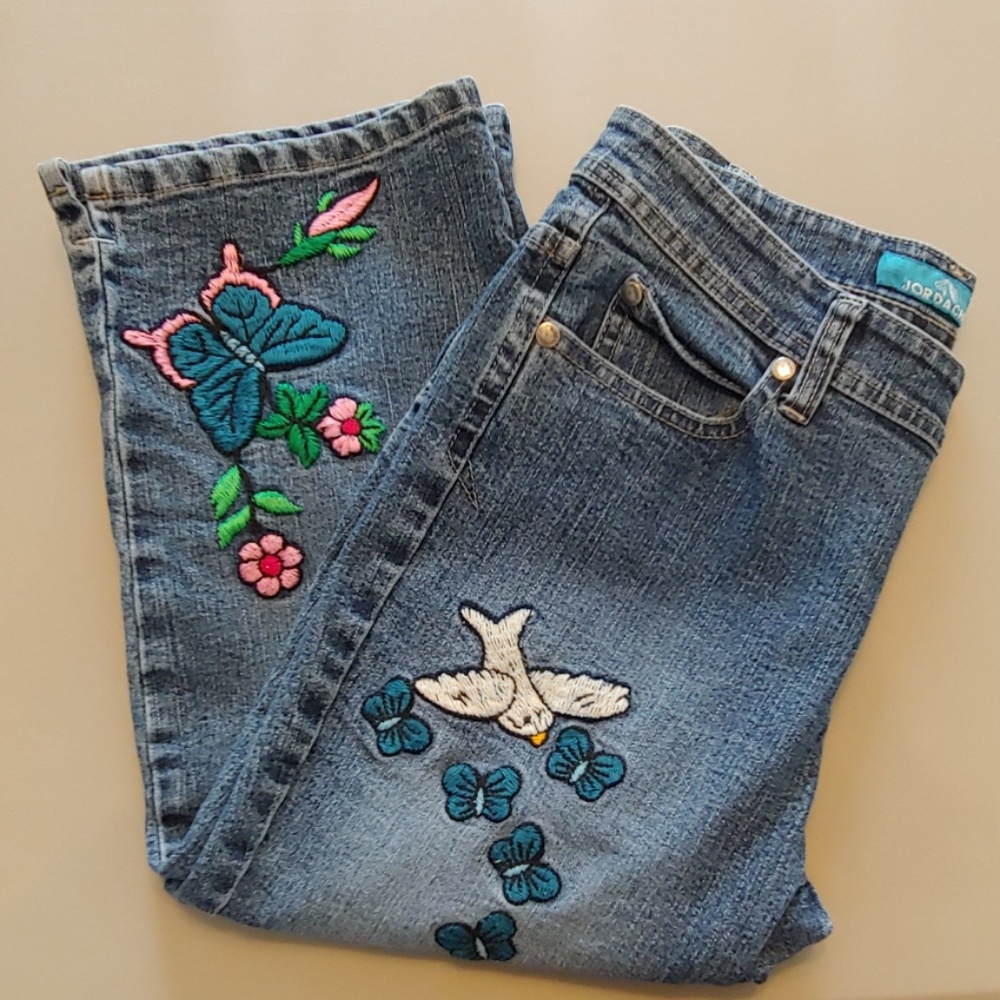 Jordache Girls Size 14 Denim Capris